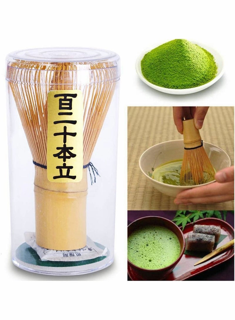 HomarKet Bamboo Matcha Green Tea Whisk Set Japanese Ceremonial Matcha Chasen for Green Tea Powder Matcha Ceremony 120 Prong - Image 2