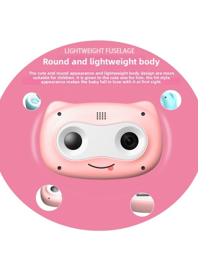 Generic HD Dual-camera Digital Children's Camera Can Take Pictures And Video Multi-function Mini SLR Camera Direct Sales-Body Color:X11 Puqing-Pink  - Image 4
