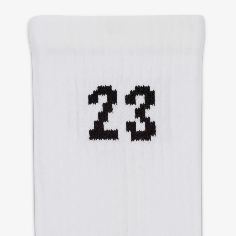 Jordan White Essentials Crew Socks (3 Pairs)  | Best Price UAE