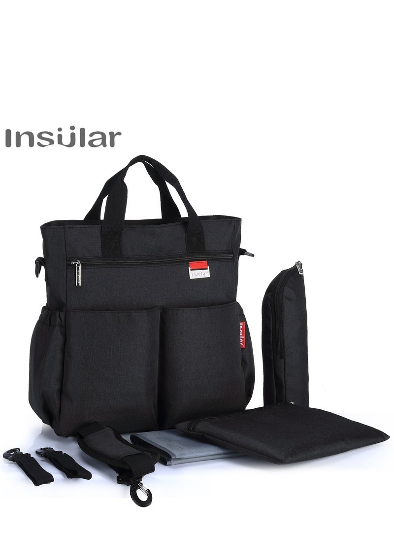 انسولار قدرة كبيرة قابلة للتحويل ماء الكتف دائم حقيبة حفاضات الطفل - Image 1