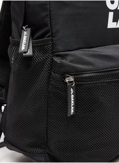 Oaklan by Shoexpress Logo Print Backpack with Adjustable Straps - 40x30x15 cm  - Image 3