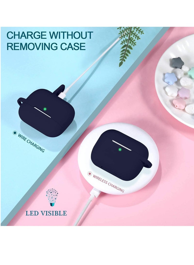 MIGOFAST Compatible with AirPods Pro 2 Case Cover 2022 and Airpods Pro Case 2019 Silicone Cover for Airpods Pro 1st and Airpods Pro 2nd for Women Blue - Image 3