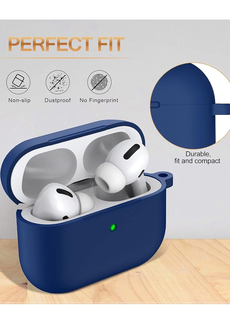 MIGOFAST Compatible with AirPods Pro 2 Case Cover 2022 and Airpods Pro Case 2019 Silicone Cover for Airpods Pro 1st and Airpods Pro 2nd for Women Blue - Image 4