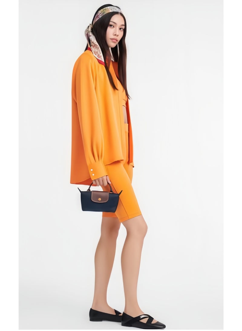 لونج شامب حقيبة يد نسائية صغيرة Longchamp، حقائب Crossbody، حقيبة الكتف حزام الكتف مع مشبك، نمط البحرية الكلاسيكية - Image 3