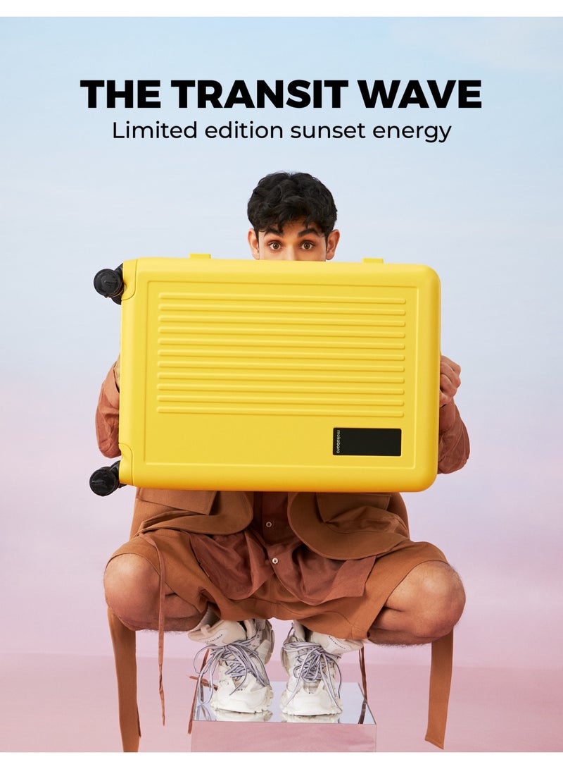 موكوبارا للتجارة ذ.م.م حقيبة ترانزيت ويف لتسجيل الدخول - هيكل بولي كربونات صيفي أصفر - Image 2