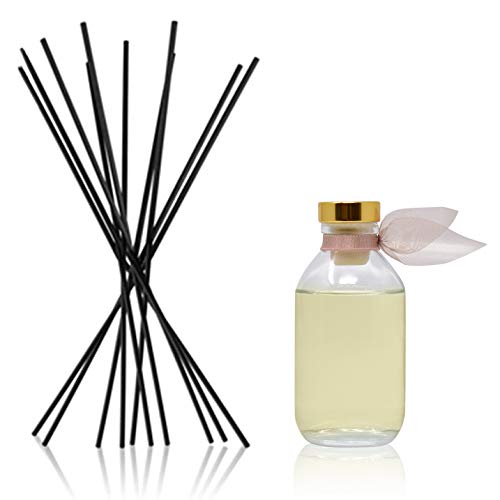 LOVSPA Reed Diffuser Set, Warm Vanilla Sugar Scented Oil Diffuser with Sticks, Home Fragrance Accessories for Bathroom Shelf Decor, Aroma Diffusers for Home or Office Fall Decor, USA Made - Image 2