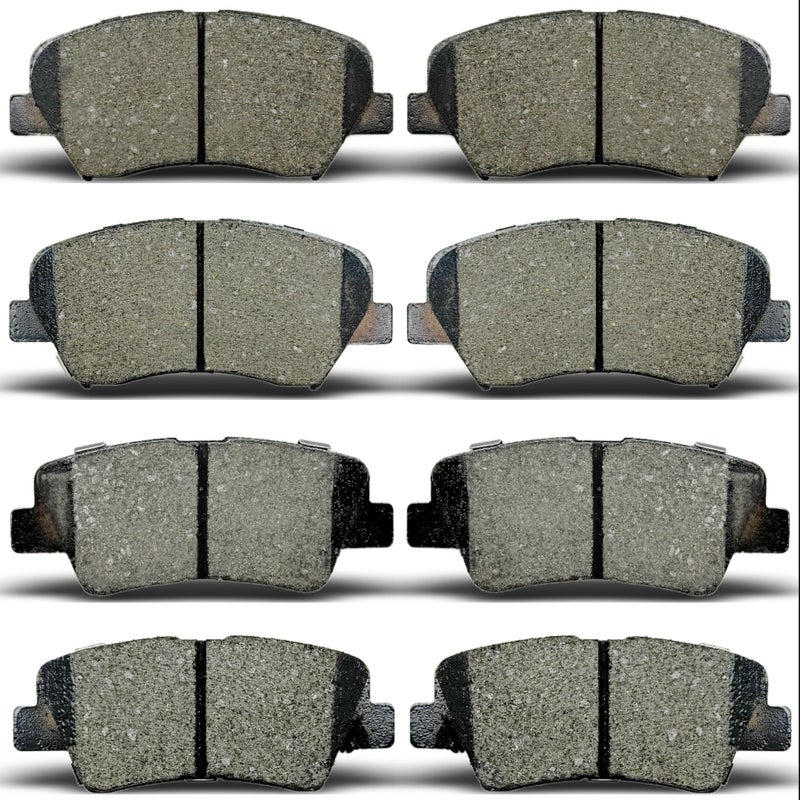 ALADICHE Ceramic Brake Pads Set Compatible with 20112016 Hyundai Elantra2013 Hyundai Elantra Coupe20132017 Hyundai Elantra GT
