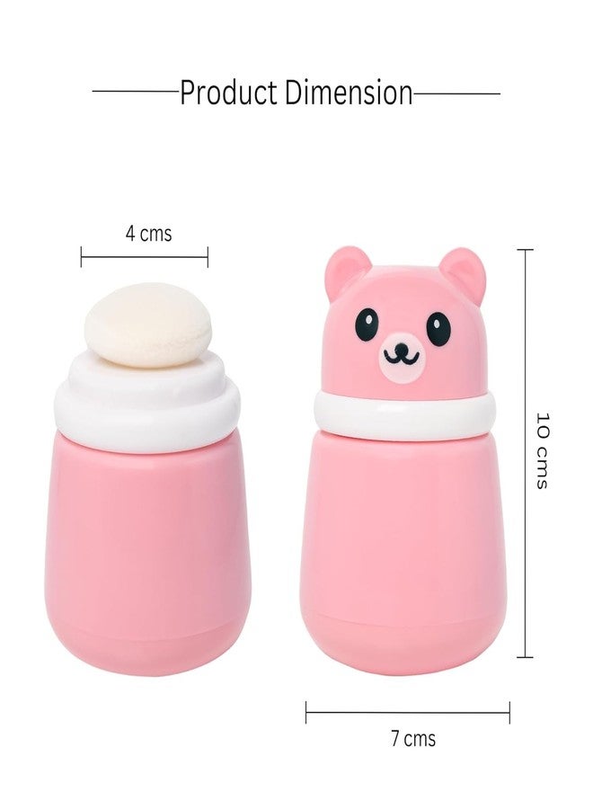 Ephemeral Abhiyant .Baby Powder Puff | Baby Powder Puff With Box | Powder Puff With Box Holder Container | Powder Puff For Babies | Puff Powder Box Assorted Color) - Image 2