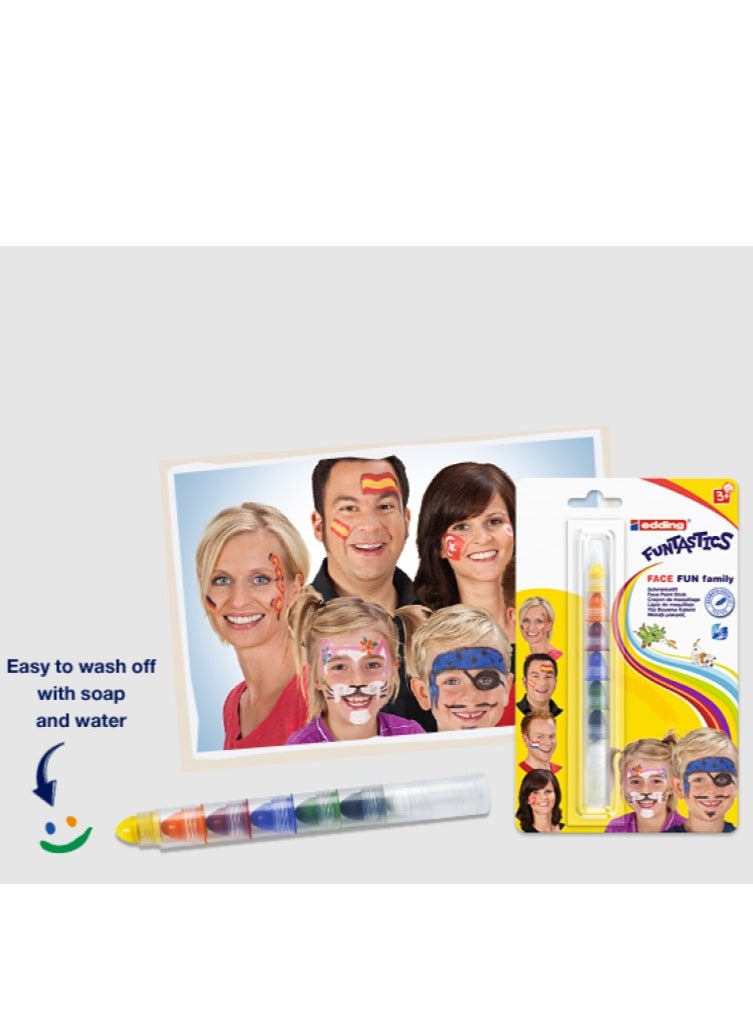 Edding - Face paints for children 7 natural colors - Image 1