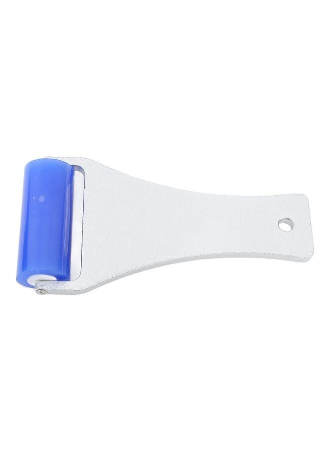 NIBEMINENT Silicone Manual Dust Roller Cleaner Tool with Static Electric Function Adsorb Small Impurities Aluminum Handle Blue Roller 5cm / 2.0in  - Image 5