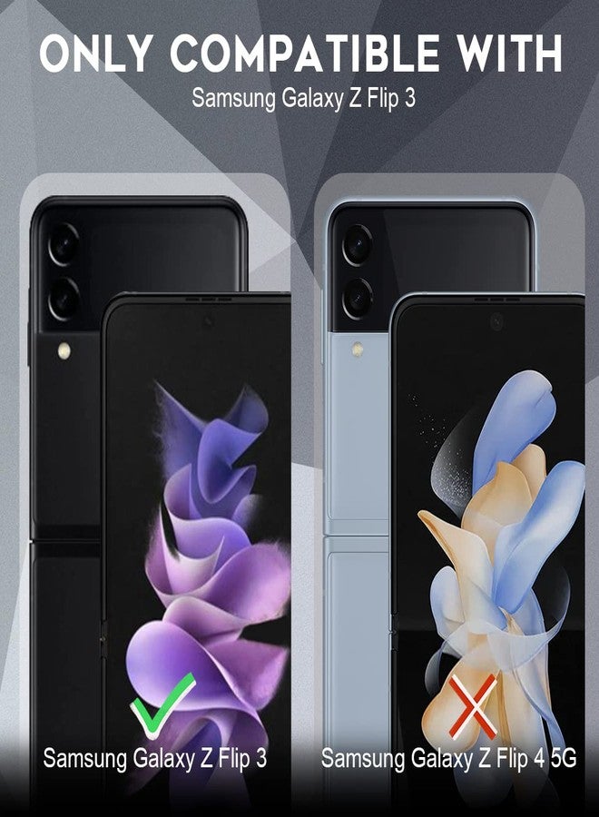 Orzero (3 Sets 12 Packs) TPU Screen Protector Compatible for Samsung Galaxy Z Flip 3 5G (Not Glass) Protector De Pantalla Premium Quality Anti-Scratch High Definition Bubble-Free - Image 2