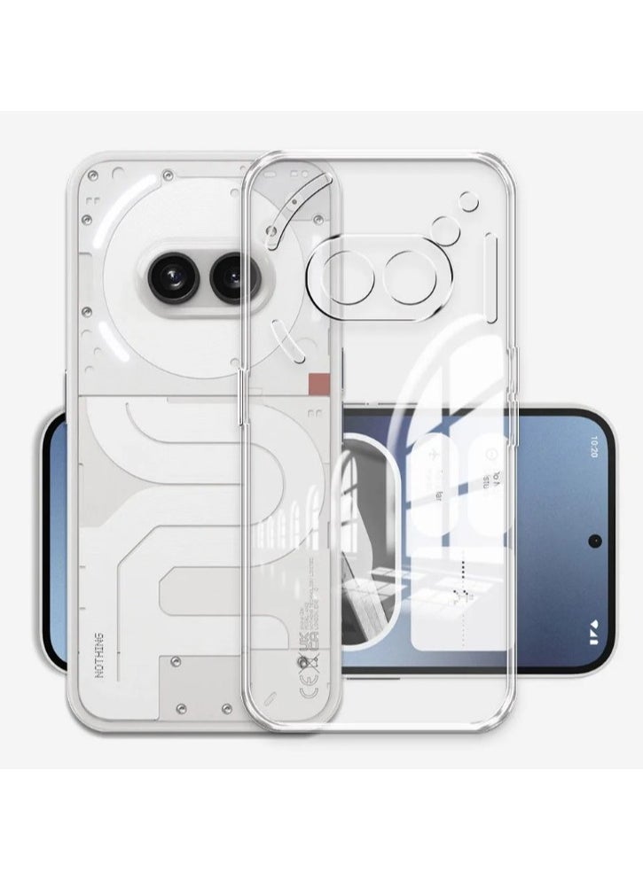 Generic Case for Nothing Phone 2A Case, Soft Bumper with Clear Crystal PC Hard Back Shockproof Cover Cases for Nothing Phone 2A-Clear  - Image 1