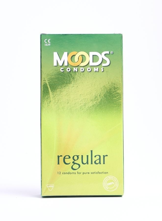 Moods واقيات ذكرية عادية 12 قطعة - Image 2