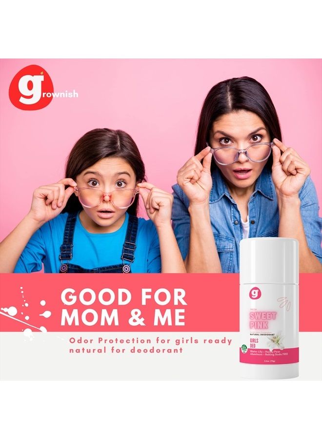 GROWING BASICS GrowingBasics Kids Deodorant for Girls Ages 6 & Up (Set of 2) (Sweet Pink) - Image 5