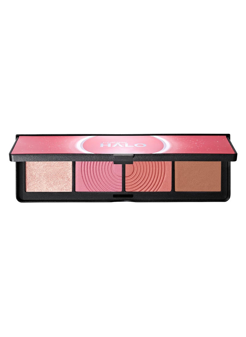 SmashBox Smashbox Halo Sculpt + Glow Face Palette | Vitamin E, Long Lasting, Contour + Highlighter, 0.55 Ounce, Pink Saturation 