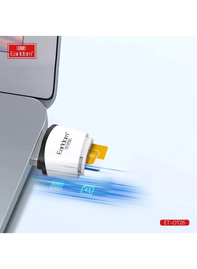 Earldom إيرلدوم ET-OT26: قارئ بطاقة micro SD لنقل البيانات بسلاسة - Image 5