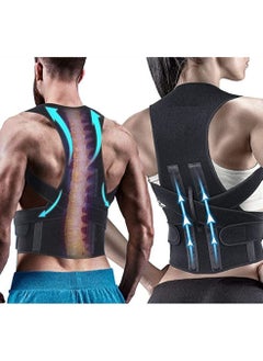 Y&D Back Brace, Posture Corrector for Women and Men, Support Straightener, Upper Brace Trainer Body Correction Neck Shoulder, Relieves pain, Straightens the (M)  - Image 1