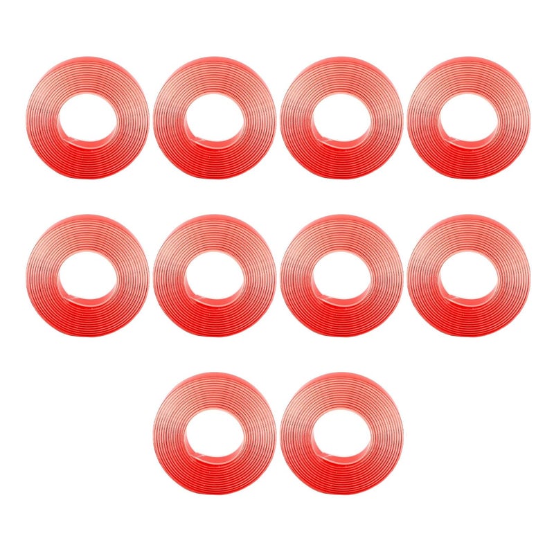 Double Sided Nail Tape Transparent Strong Adhesive Heat Proof Nail Art Display Tape for Salon Home 10 Rolls 3.28 Feet Each - Image 4