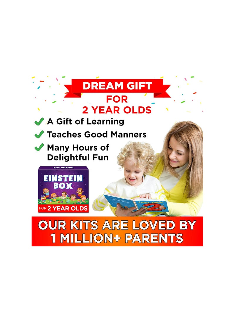 Einstein Box Einstein Box Learning and Educational Gift Pack of Toys and Books for 2 Year Old Baby Boys and Girls Multicolour  - Image 2