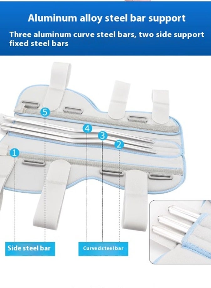 Knee Immobilization Braces, Full Leg Braces, Straight Knee Splints, Comfortable Rigid Support for Pre- and Post-operative Knee Surgery, Injury or Surgery Recovery - Image 3