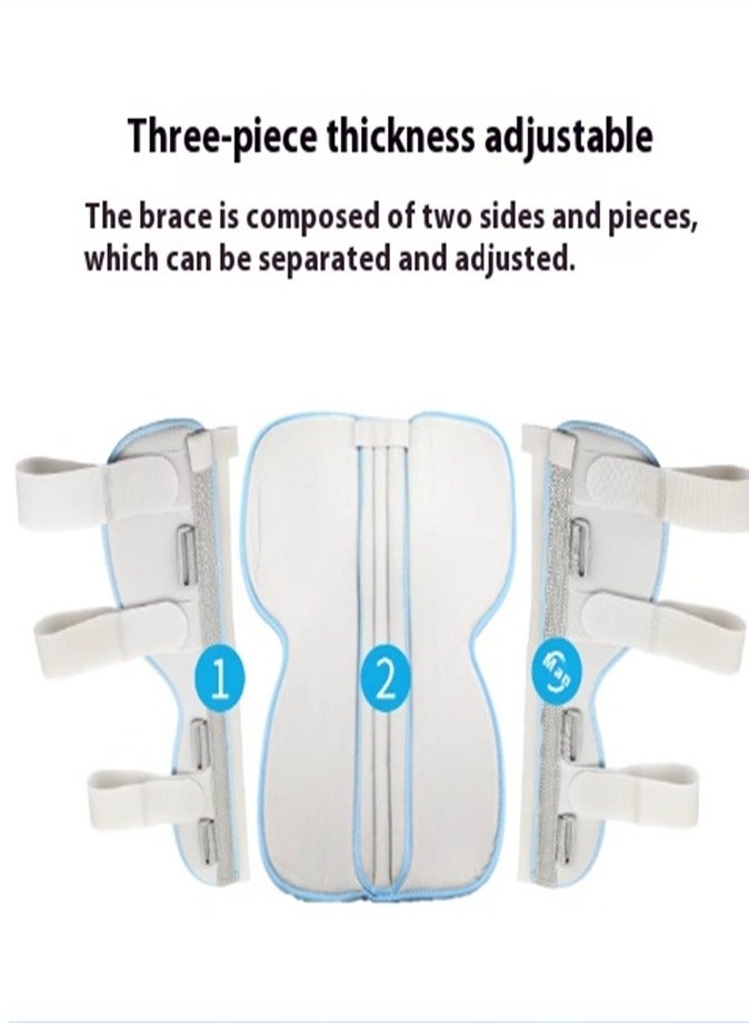 Knee Immobilization Braces, Full Leg Braces, Straight Knee Splints, Comfortable Rigid Support for Pre- and Post-operative Knee Surgery, Injury or Surgery Recovery - Image 4