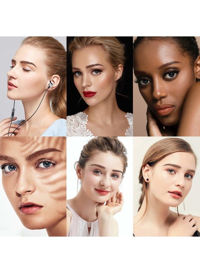 Aresvns Eyebrow Tattoo Stickers 99 Pairs! 9 Sheets Brown Fake Eyebrows,4D Tattoo Eyebrow with Real Hair,Eyebrow Transfer Stickers Christmas Gift - Image 5