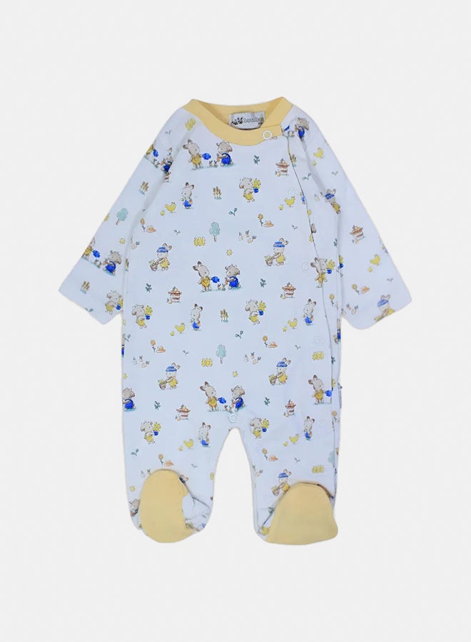 Bumber Unisex Cotton Baby Bodysuit - Animals Design - Image 1