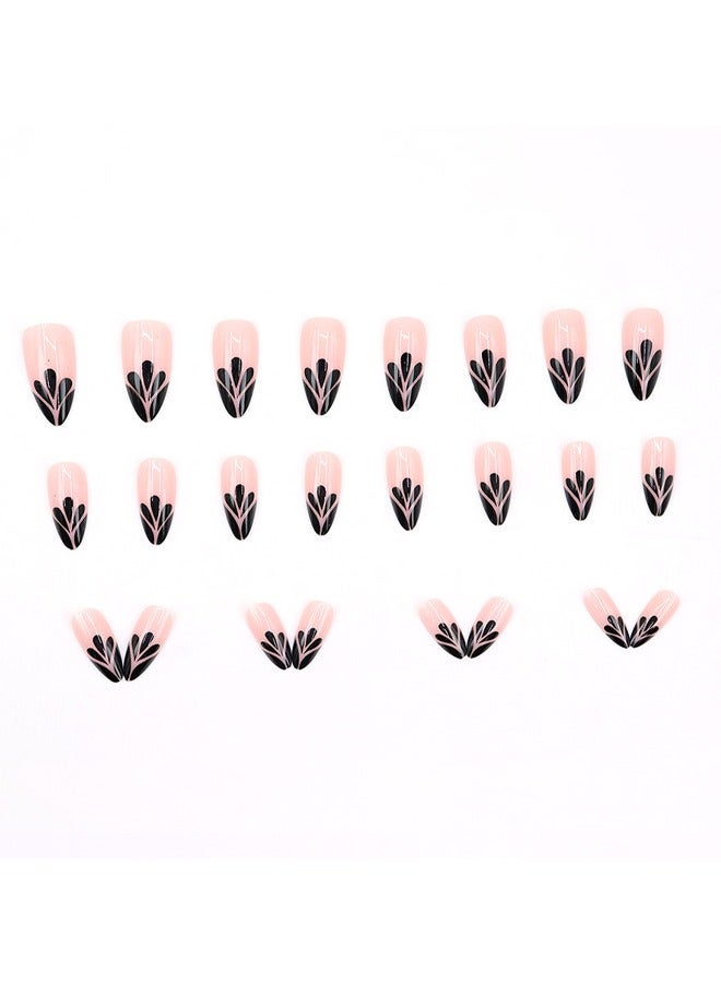 قطرة ماء طويلة حلوة باردة سوداء البتلة الفرنسية البسيطة الأوروبية والأمريكية قطعة مسمار مسمار ارتداء انفصال - Image 2