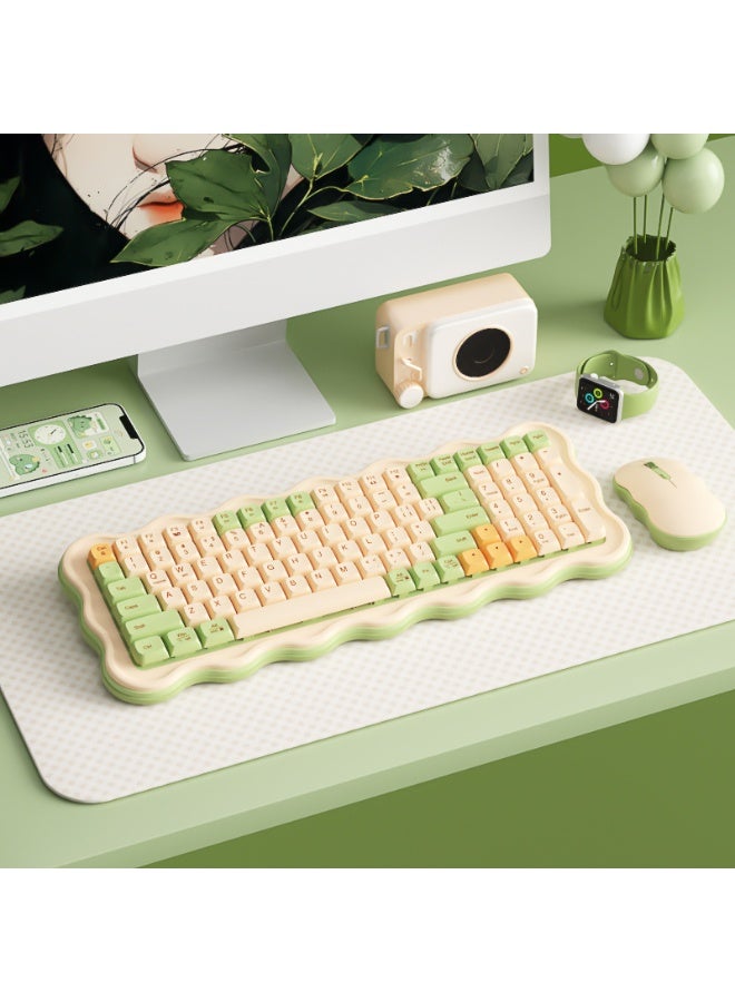 KUYING New Mechanical Office Gaming Esports Mouse and Keyboard Set 