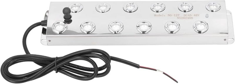 CHICIRIS Stainless Steel Ultrasonic Fogger 12 Nozzle IP67 Waterproof for Indoor Outdoor Garden - Image 1