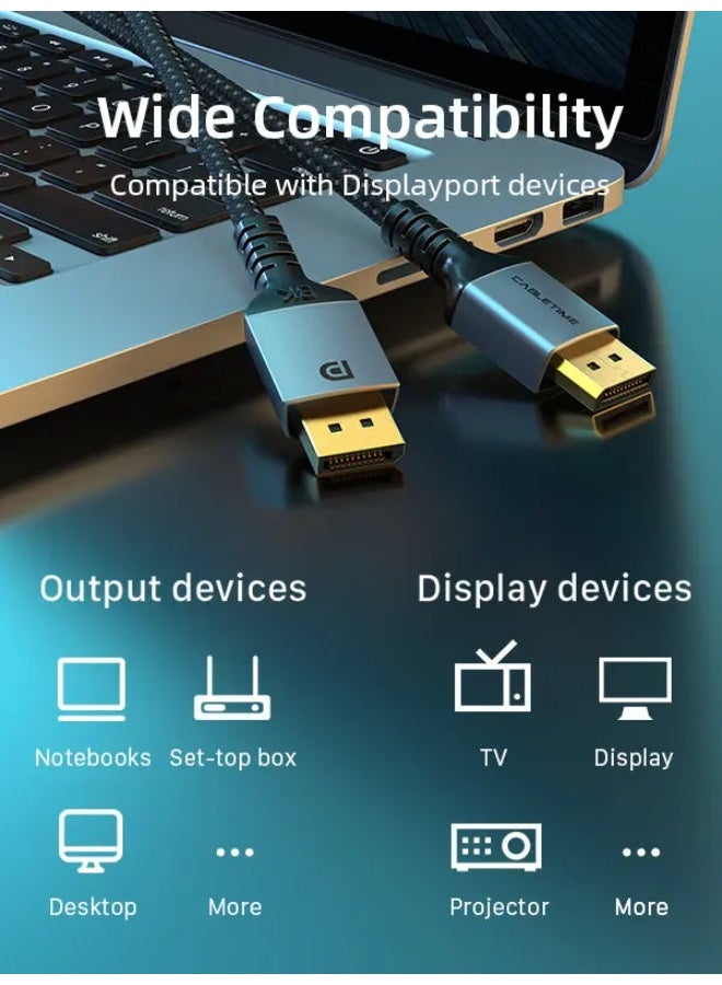 CABLETIME DISPLAYPORT TO DISPLAYPORT CABLE - Image 3