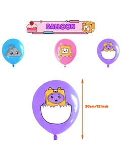 General Carton villain theme birthday party decoration lankybox birthday flag cake card balloon party spiral  - Image 4