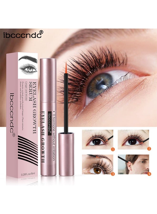 ibcccndc Eyelash Growth Serum, Promote Eyelash growth,toward longer,Plant Extracts Danser and Healthier Eyelashes 8ML  - Image 1