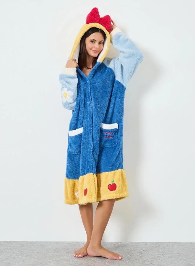 ستايلي روب فليس ناعم بهودي وفيونكة