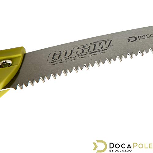 DOCAZOO DOCA Gardening Tools Attachment - Extension Pole for Tree Trimming, Fruit Picker, Roof Rake for Leaves - Pole Saw - Image 5
