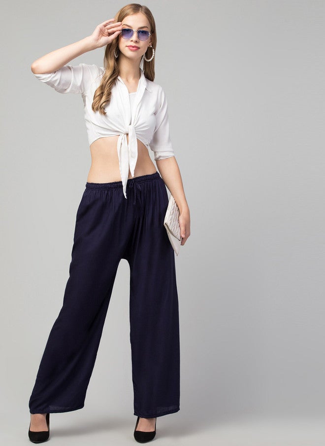 Trend Level Women Wide Leg Fit Palazzos - Image 5