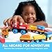 SYNCFUN Montessori Wooden Train Toy Set for Kids 12PCS Magnetic Train Cars with Storage Gift Box STEM Educational Toy for Boys Girls Ages 28 Years Easter Birthday Party Gift - Image 4