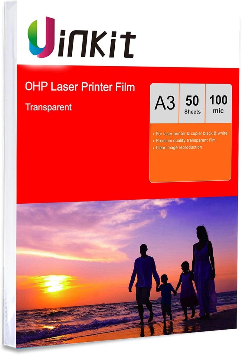 Uinkit A3 50 Sheets Laser Printer OHP Film - Image 1
