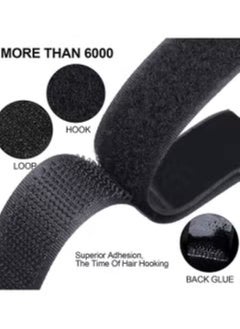 Generic Reusable Hook and Loop Tape, Tape Velcro with with Adhesive Sticky Back Fastener, Strong Traceless Adhesion, Suitable for Home Decoration, Fixing Curtains, Tablecloths  - Image 3
