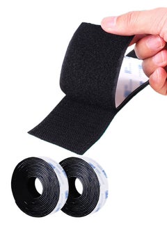 Generic Reusable Hook and Loop Tape, Tape Velcro with with Adhesive Sticky Back Fastener, Strong Traceless Adhesion, Suitable for Home Decoration, Fixing Curtains, Tablecloths  - Image 1