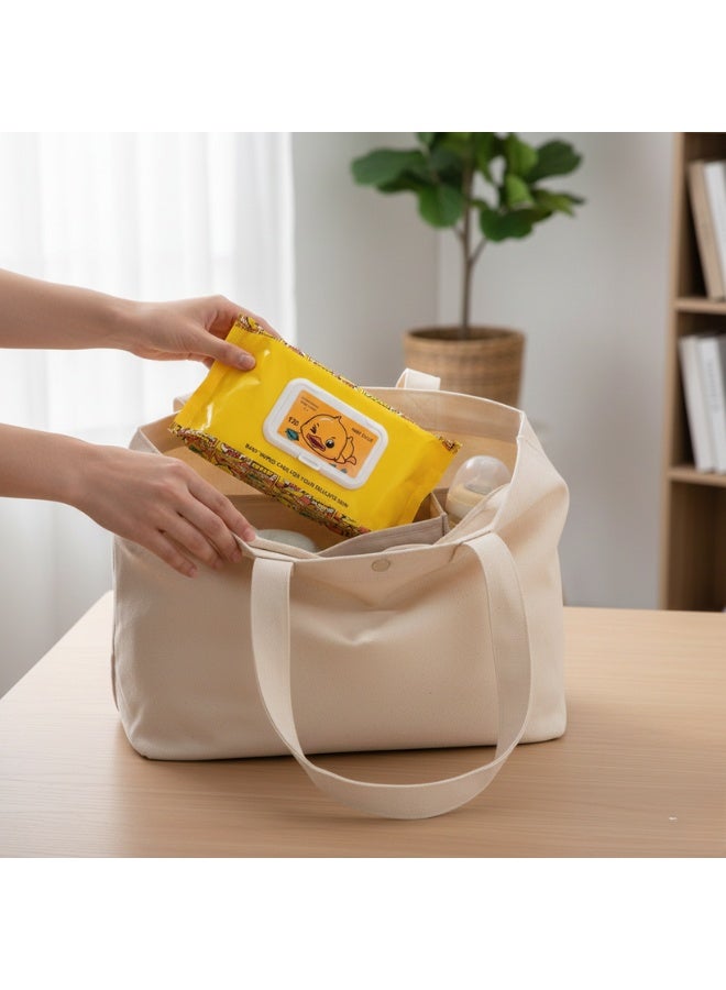 مناديل مبللة للأطفال بخلاصة الصبار 120 منديل ناعم وآمن لتنظيف اليدين والفم، خالية من العطور والكحول، مناسبة للرضع والأطفال والاستخدام اليومي مع غطاء محكم للحفاظ على الرطوبة - Image 2