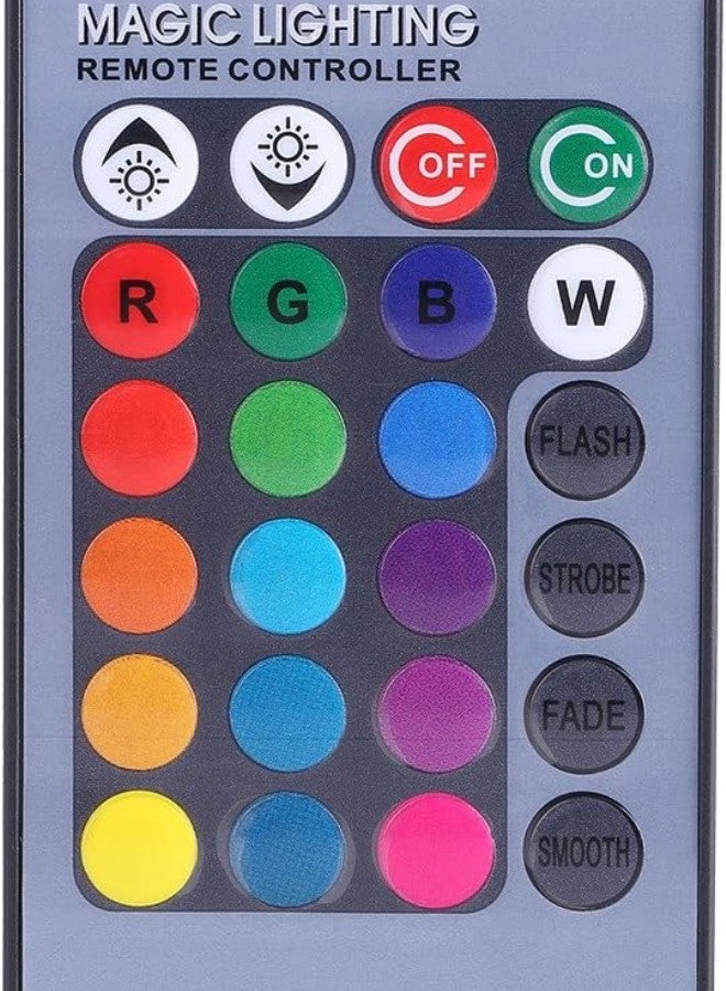 klarako Marine Boat Yacht 10W 12V RGB LED Underwater Spot Light IP68 Waterproof Pond Aquarium Lamp (Silver)