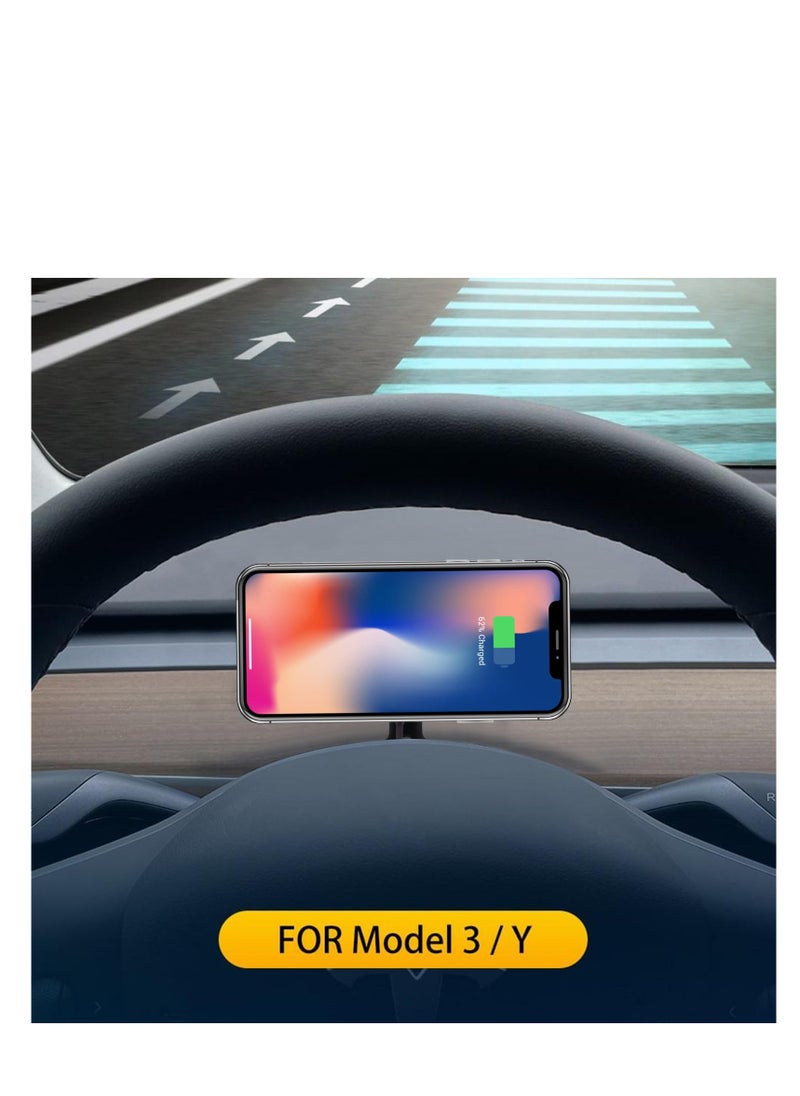 Generic - Tesla Phone Mount Holder MagSafe Wireless Charger for Tesla Model 3/Y Accessorie Compatible with iPhone 12/13/14 Series - Image 1