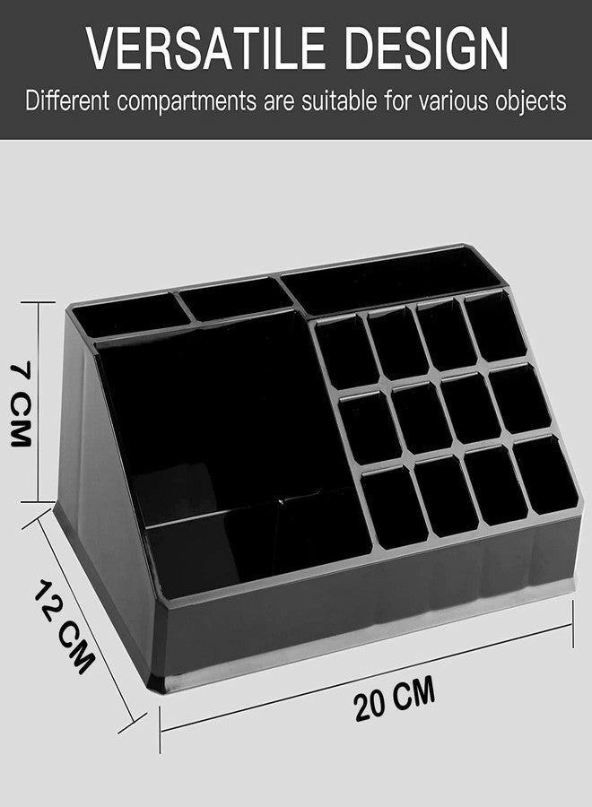 Cpixen 16 Grid Acrylic Cosmetic Makeup Organizer Lipstick Storage Lipstick Storage Box Compartment Cosmetic Makeup Jewelry Lipstick Storage Organizer - Image 2