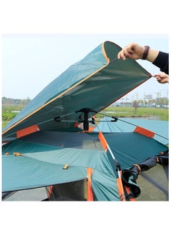 Generic Elite Camping Tent for 4 People - Sundome Waterproof & Windproof Family Tent with 4 Large Mesh Windows, Easy Installation, All-Season Outdoor Tent, Portable with Carry Bag – Green  - Image 3