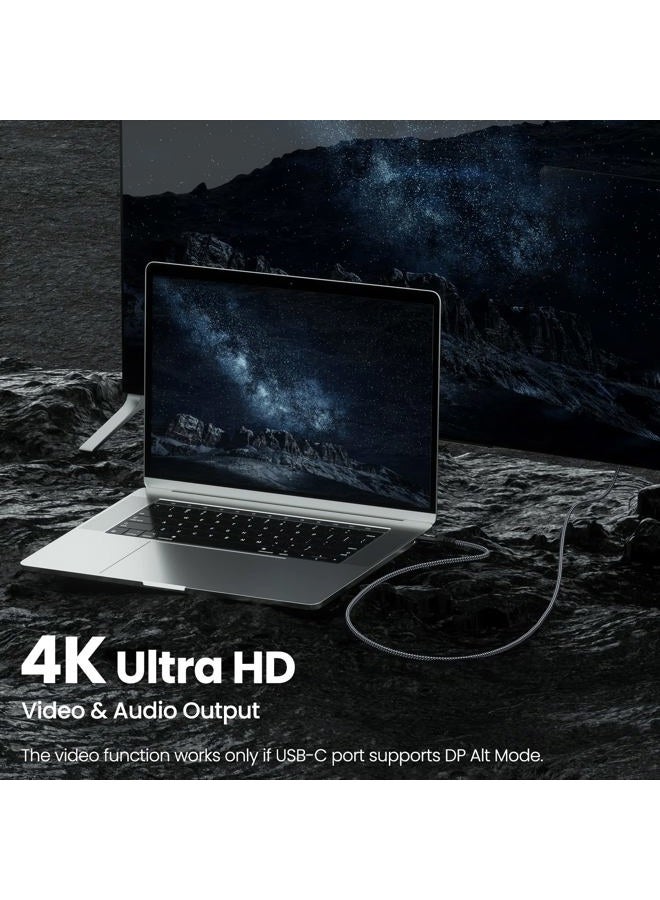 Fasgear USB C 3.2 Gen 2x2 Cable 6ft, 20Gbps 4K Video 100W Charging 90 Degree Type C Cord Compatible for [Thunderbolt 3/4] Macbook Pro,iPad Pro, Laptops,Samsung Monitors,Galaxy S25, Black - Image 5