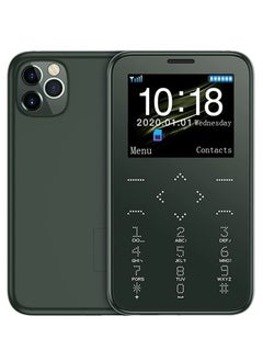 Mini Mobile Phone,4G 6.88mm Ultra-thin Body 1.8-Inch High-definition Screen, 72 Hours Long Standby (Green)