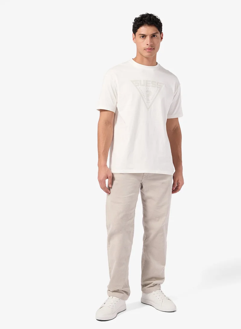 GUESS  Azha Crew Neck Over T-Shirt for Men | Best Price UAE