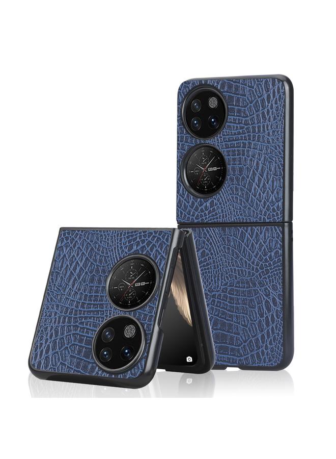 Zaboon Case For Huawei P50 Pocket Shockproof Crocodile Texture PC + PU Case - Image 1