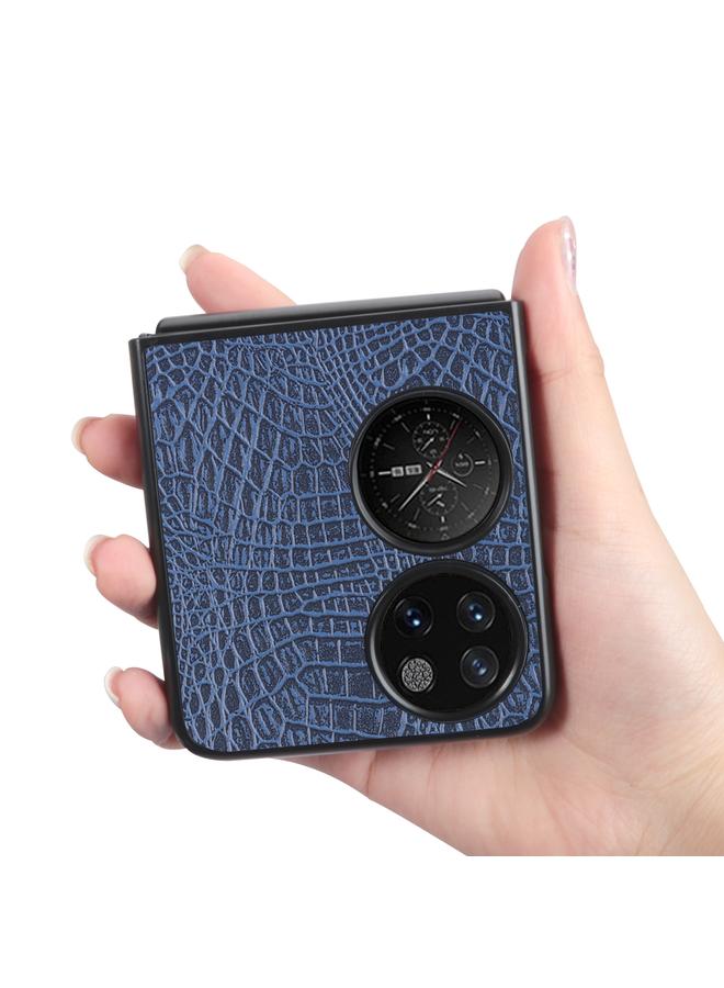 Zaboon Case For Huawei P50 Pocket Shockproof Crocodile Texture PC + PU Case - Image 5
